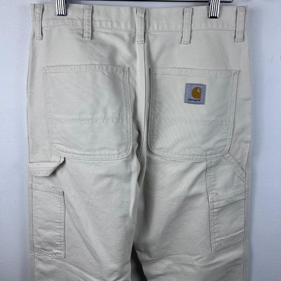 Carhartt WIP Single Knee Pant - Off White - Picture 4 of 6